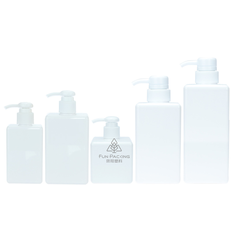 Picture of Petg Square Lotion Bottle 250ml Hand Sanitizer Shampoo Bottle 450ml Sub-Bottle Shower Gel Bottle 650ml