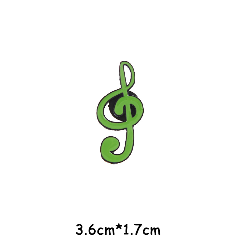 Picture of European and American New Hot-Selling Music Series Alloy Brooch Creative Note Shape Piano Guitar Clothing Accessories Brooch