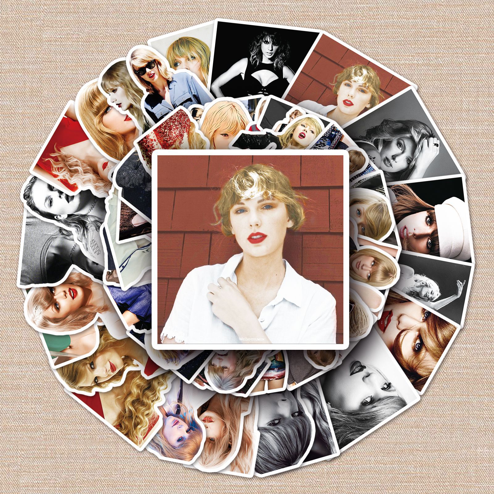 50 Taylor Swift Graffiti Stickers Personalized Cross-border Star Creative DIY Phone Case Luggage Stickers