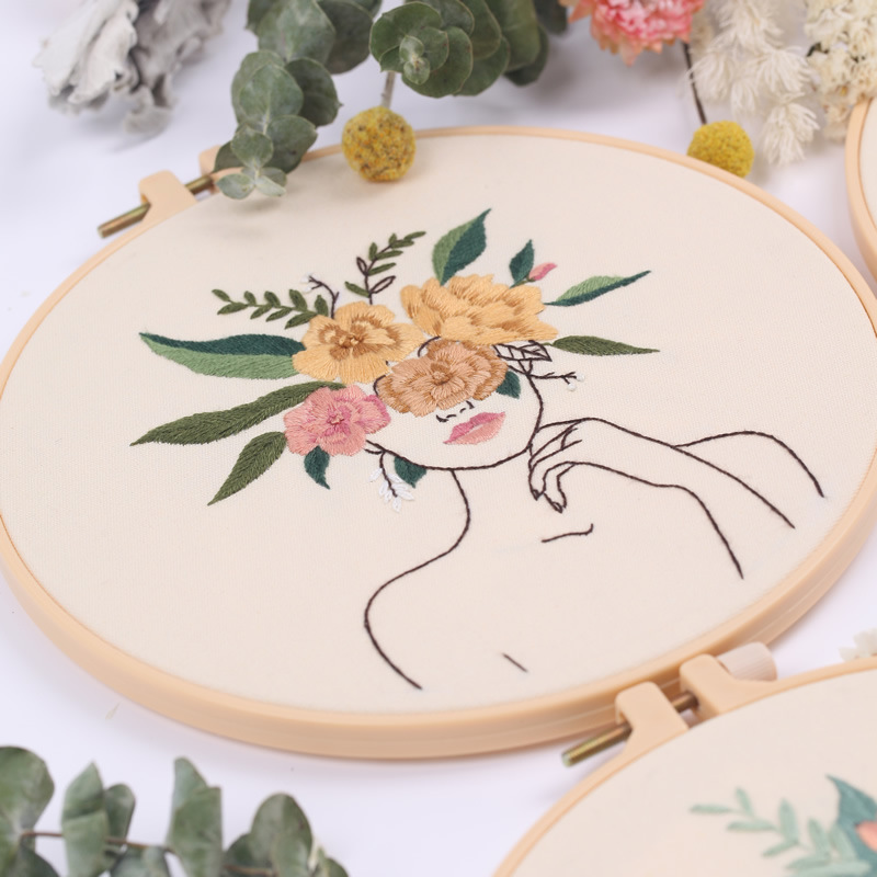 Picture of Xin makeup original body art embroidery diy material package Amazon cross-border English factory direct Su embroidery