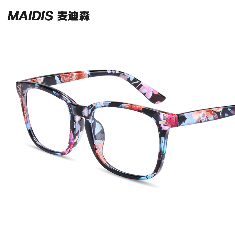 Picture of Jite 5010 Flat Simple Square Glasses Frame Full Frame Glasses Rivet Anti-Blue Light Glasses