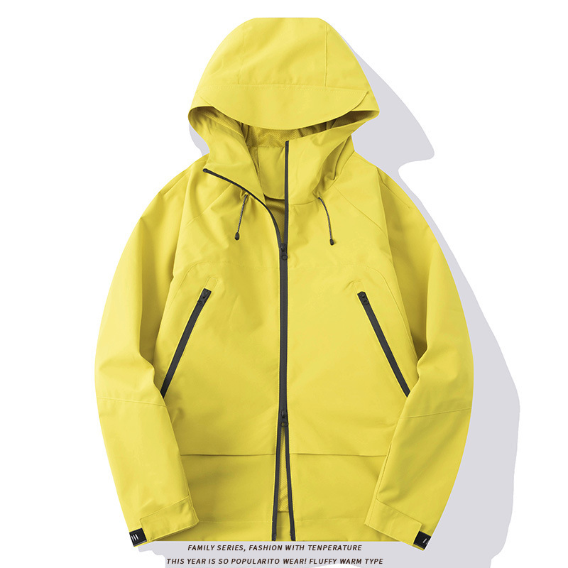 Cross-border outdoor single-layer thin jacket for men and women for spring and autumn windproof waterproof breathable versatile hooded jacket