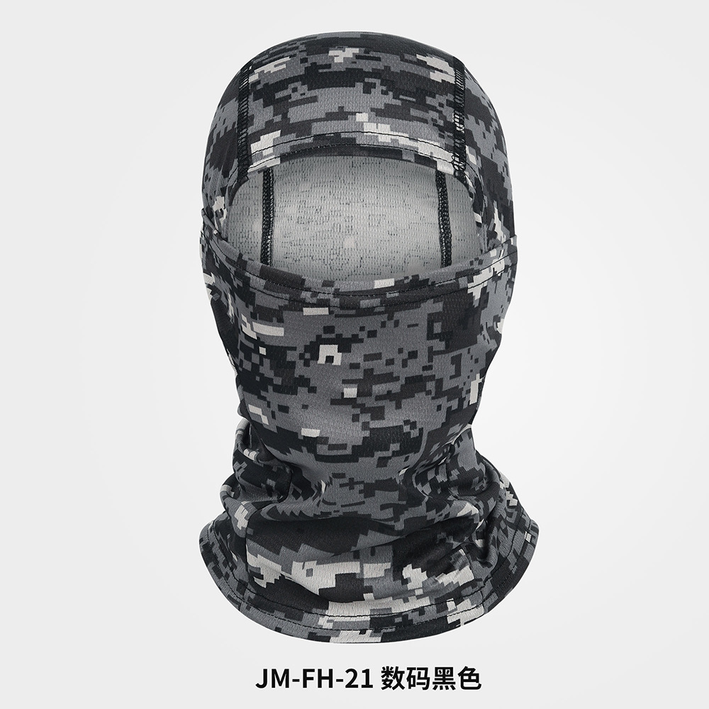 Picture of Outdoor Sports Dust-proof Sunscreen Riding Headgear Motorcycle Helmet Mask Summer Camouflage Balaclava Hat