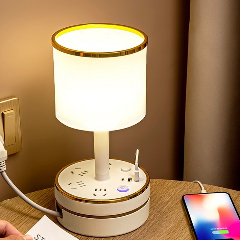 ✅ Small table lamp, light luxury night light, bedroom sleep, new simple lamp, New Year's feeling bedside lamp, breastfeeding night