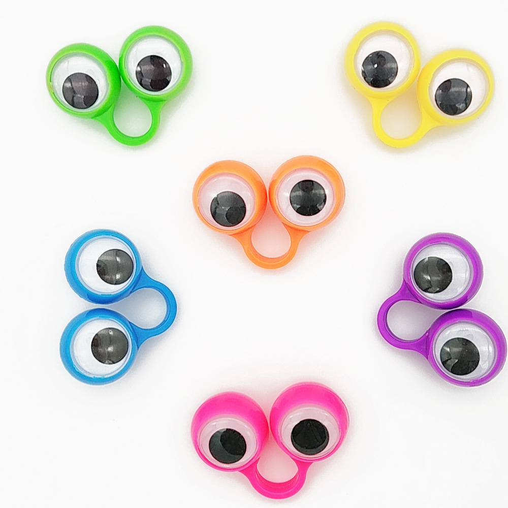 Picture of Children's Finger Activity Eye Fun Creative Party Gift Halloween Devil Eye Ring