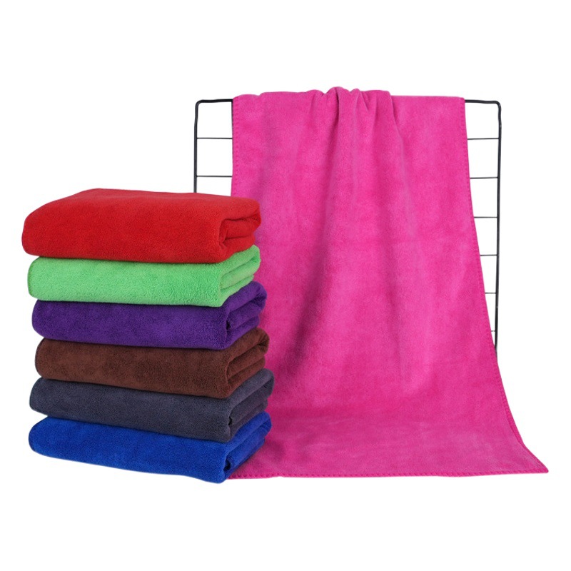 Wholesale car towel household double-sided car towel thickened strong absorbent lint-free microfiber car wash towel