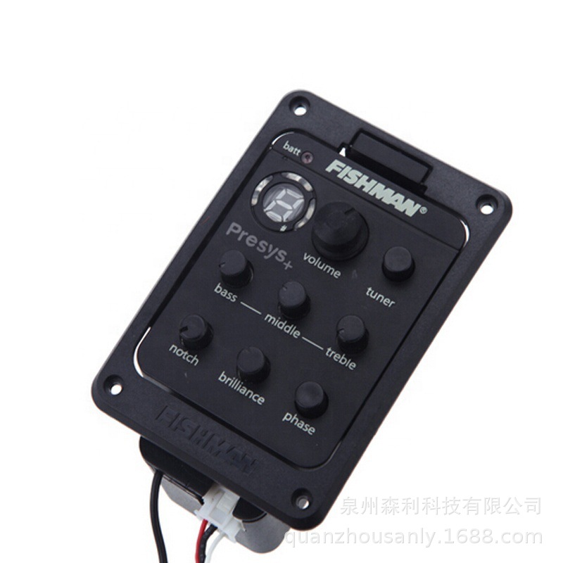 Fisherman guitar pickup EQ electric box equalizer 201 301 guitar accessories folk sound pickup LCD tuning