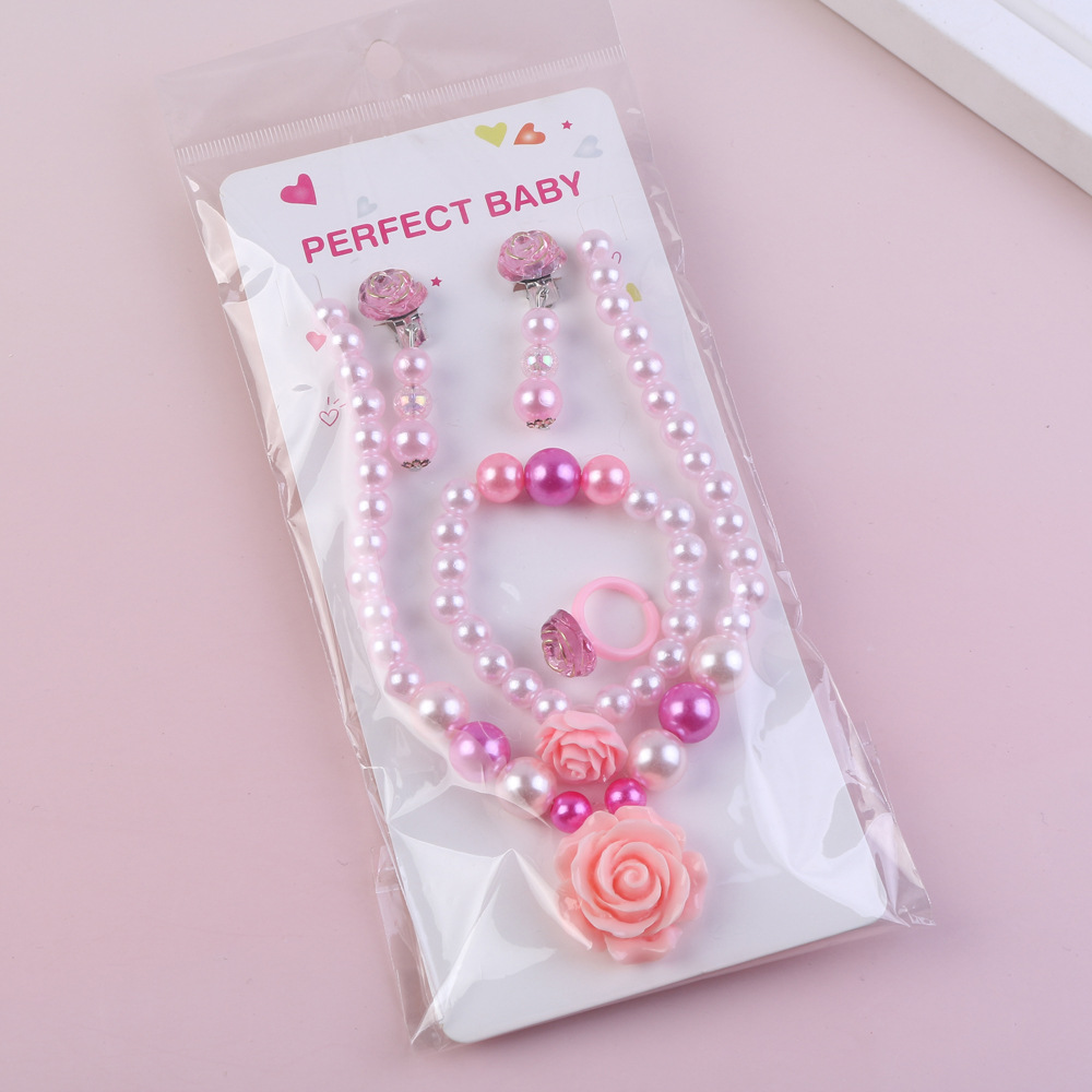 Picture of Children's Necklace Bracelet Set Unicorn Necklace Girls Baby Accessories Children's Necklace Children's Jewelry Wholesale