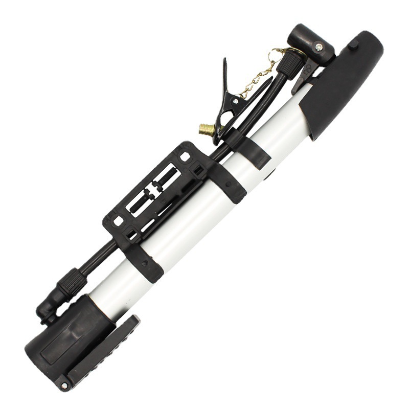 Mountain bike electric car pump mini aluminum alloy high pressure portable pump basketball air pump