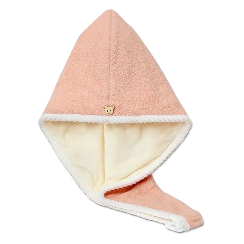 Thickened Color-Blocked Double-Layer Hair Drying Cap for Women, Super Absorbent, Quick-Drying Towel Cap, Hair Washing and Shower Cap Wholesale