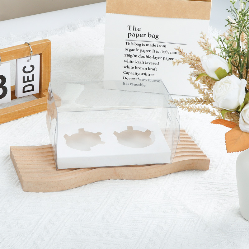 Picture of Spot transparent cup cake box 4 grain 6 grain 12 grain Maffen cup cupcake packaging box wholesale