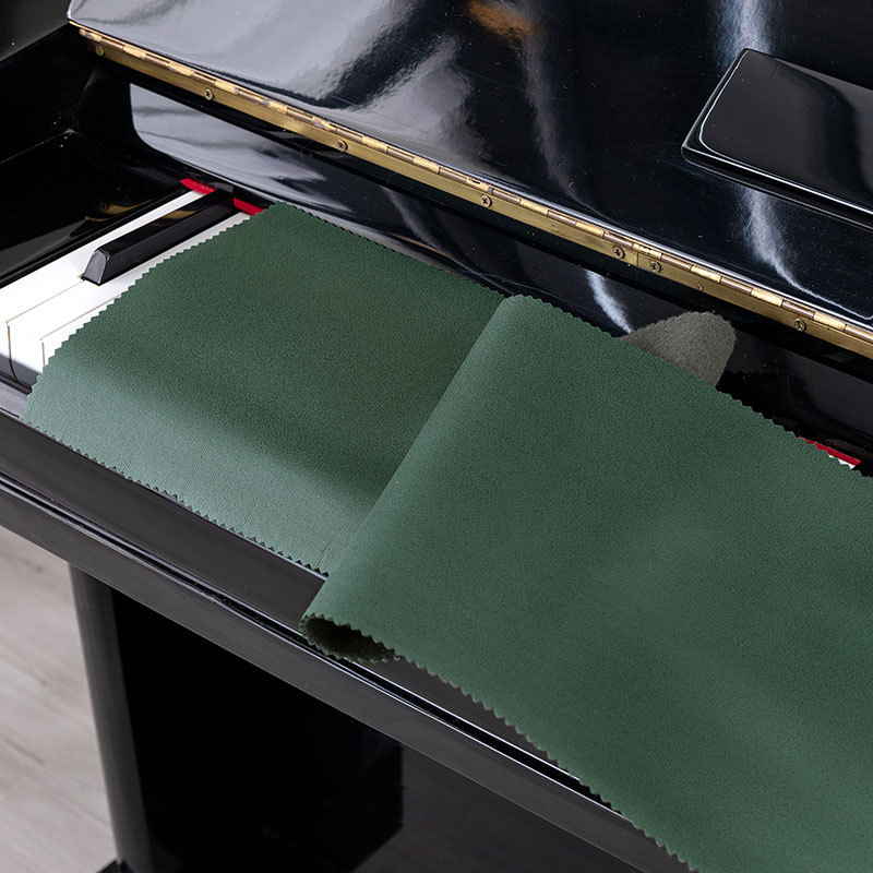 Picture of New piano keyboard dust cover cloth keyboard 88 key triangle vertical electric piano towel piano key simple cloth cover