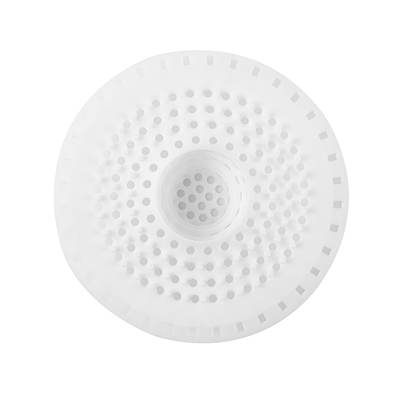 Picture of Sink anti-clogging silicone floor drain cover bathroom drain hair anti-clogging filter sewer filter