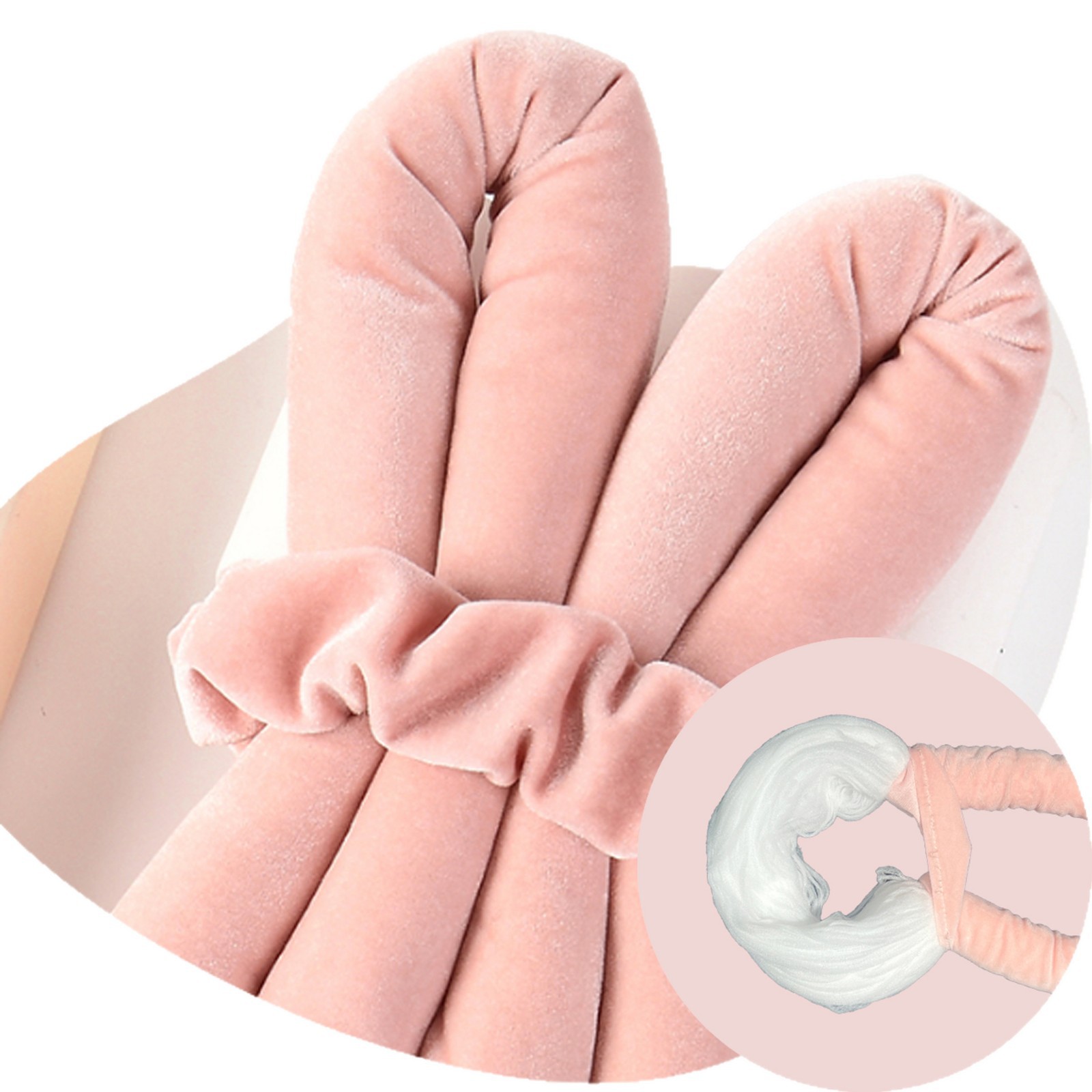 Picture of Cross-border New Style Hair-free Sleep Bow Lazy High-end Soft Hair Coiler Silk Loam Ribbon Curling Stick