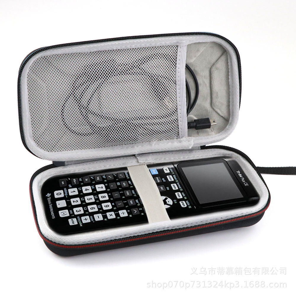 Suitable for Texas Instruments Ti-84Plus Graphic Calculator Portable Cosmetics Bag Eva Storage Box Instrument Bag