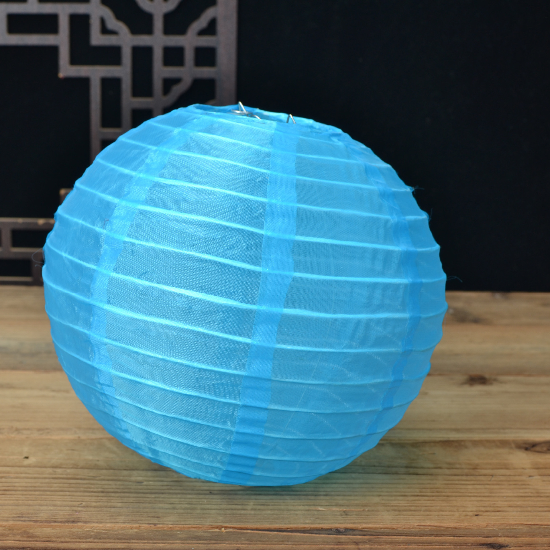 Picture of Outdoor Waterproof Round Silk Lantern Mid-Autumn Festival and National Day Shopping Mall Decorative Lantern Sun Protection and Durable Holiday Cloth Lantern