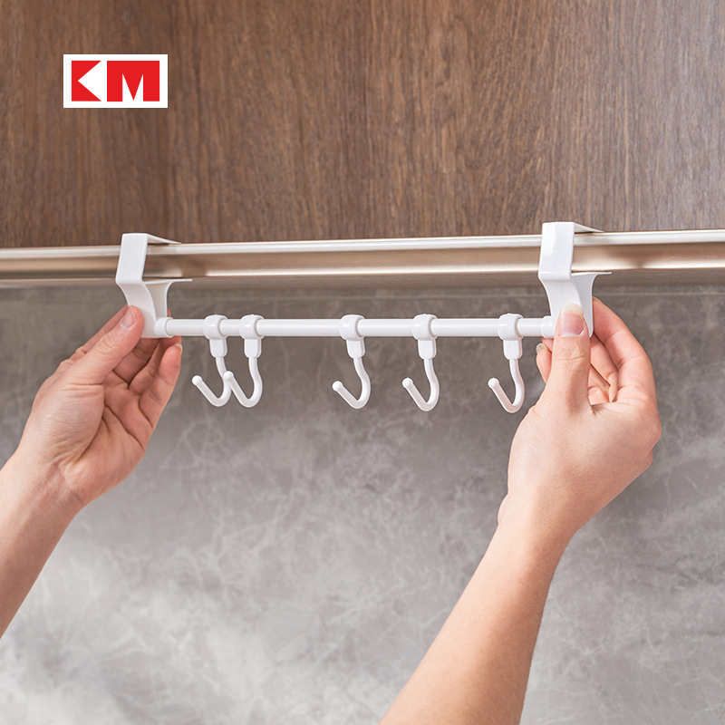 Picture of Japanese-style cabinet lower hook hanging cabinet ceiling card hook wardrobe nail-free seamless hook interlayer hook