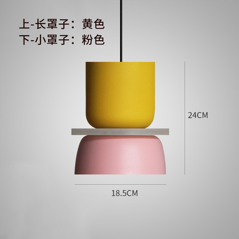 Picture of Source Cross-Border Direct Sales Simple Nordic Restaurant Lamp High-End Living Room Chandelier Macaron Acrylic Chandelier