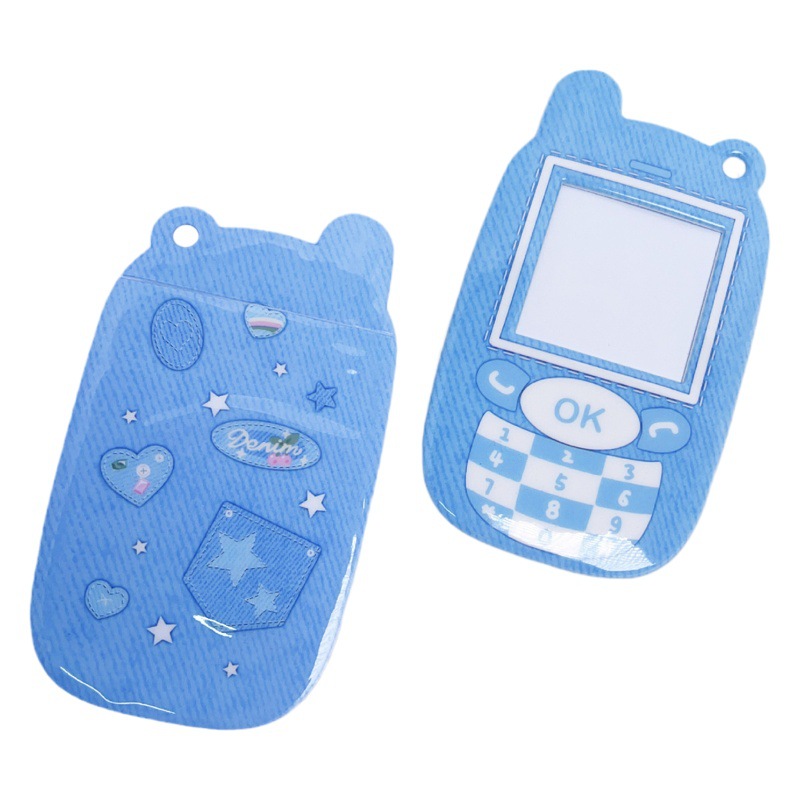 PVC cute card holder meal card protective cover y2g Millennium style Denim small card holder big brother mobile phone card holder