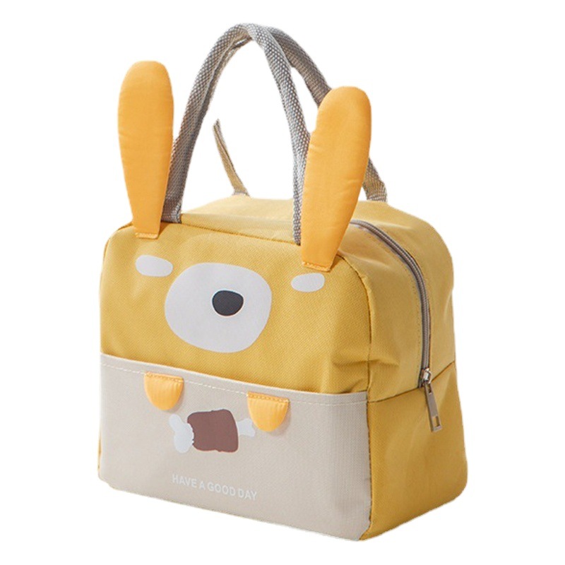 Insulation Bag Lunch Box Handbag Lunch Bag Canvas Bag for Office Students with Meal Aluminum Foil Lunch Bag Lunch Box