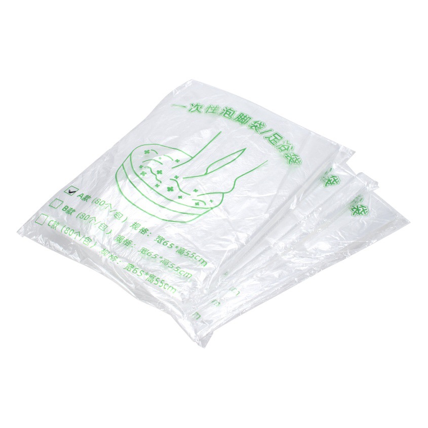 Youbao Disposable Foot Soak Bags 65*55 Foot Spa Foot Bath Bag Set Wooden Bucket Basin Bag Foot Wash Bag Foot Soak Plastic Bag
