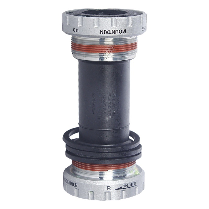 BB52 MT501 threaded center shaft BB72 screw-in center shaft mountain bike hollow tooth disc threaded center shaft