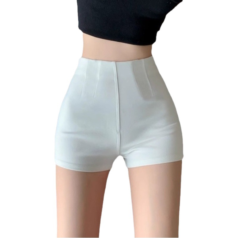 Black Leggings for Women, Spring and Summer Outer Wear, Anti-Exposure Safety Pants, Tight Hip-Covering Pants, Small Black Pants, Bottoms, Disappearing Shorts