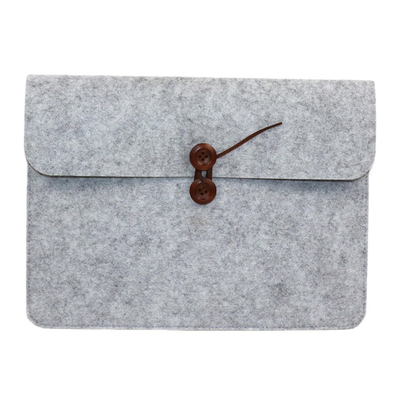 Felt computer bag felt file bag felt simple business bag double-layer file bag two-fold file set