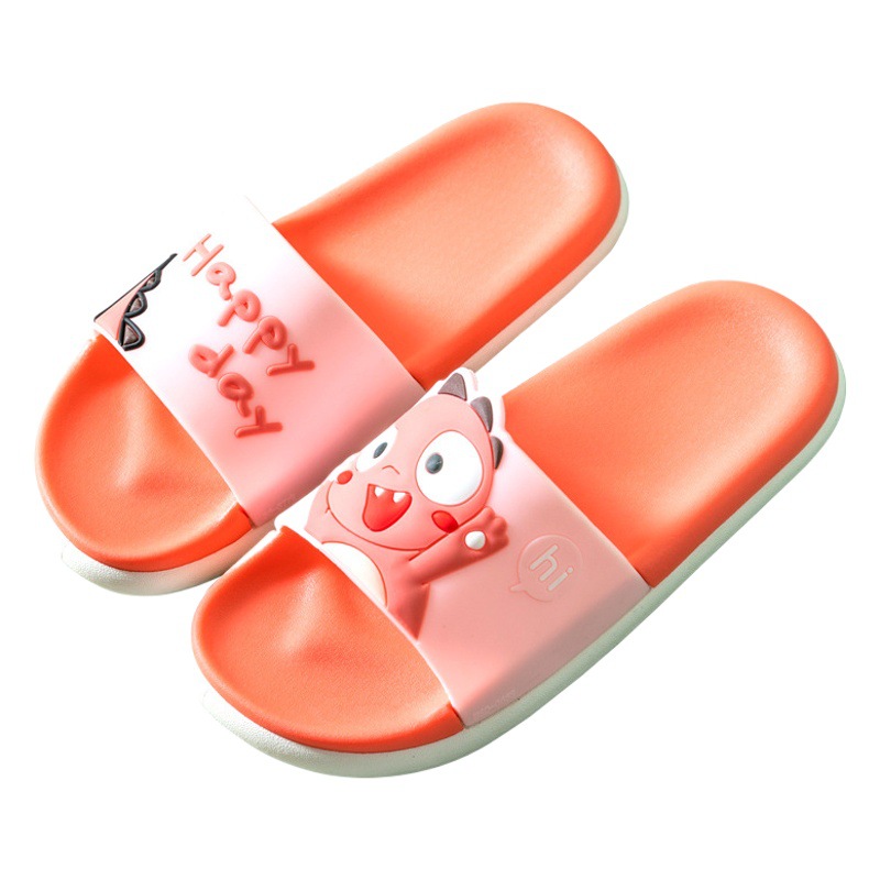 Parent-Child Sandals and Slippers Household Children's Girls' Summer Indoor Non-Slip Princess Baby Boy's Cute Family of Three Slippers