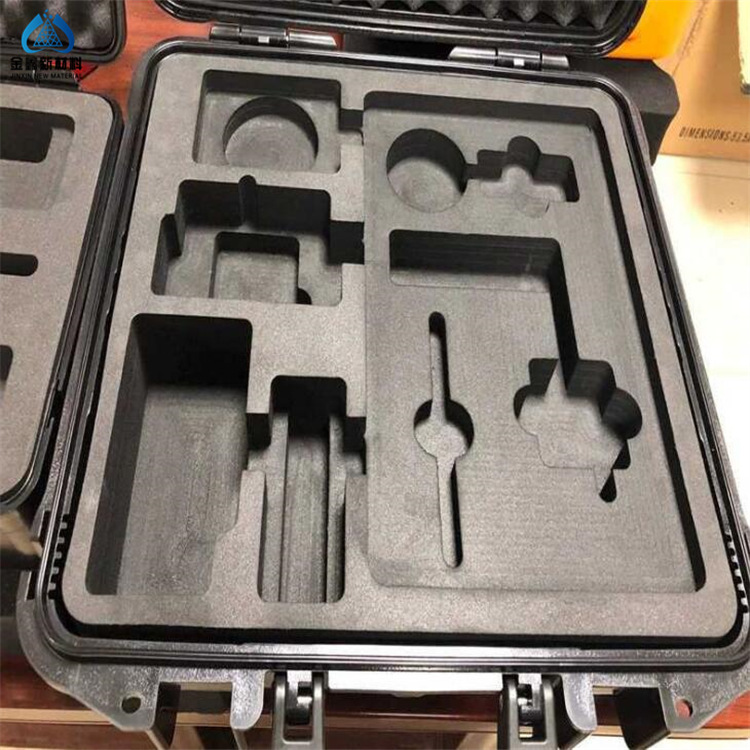 Factory wholesale black EVA packaging lining eva foam wine box packaging lining eva punching molding inner support