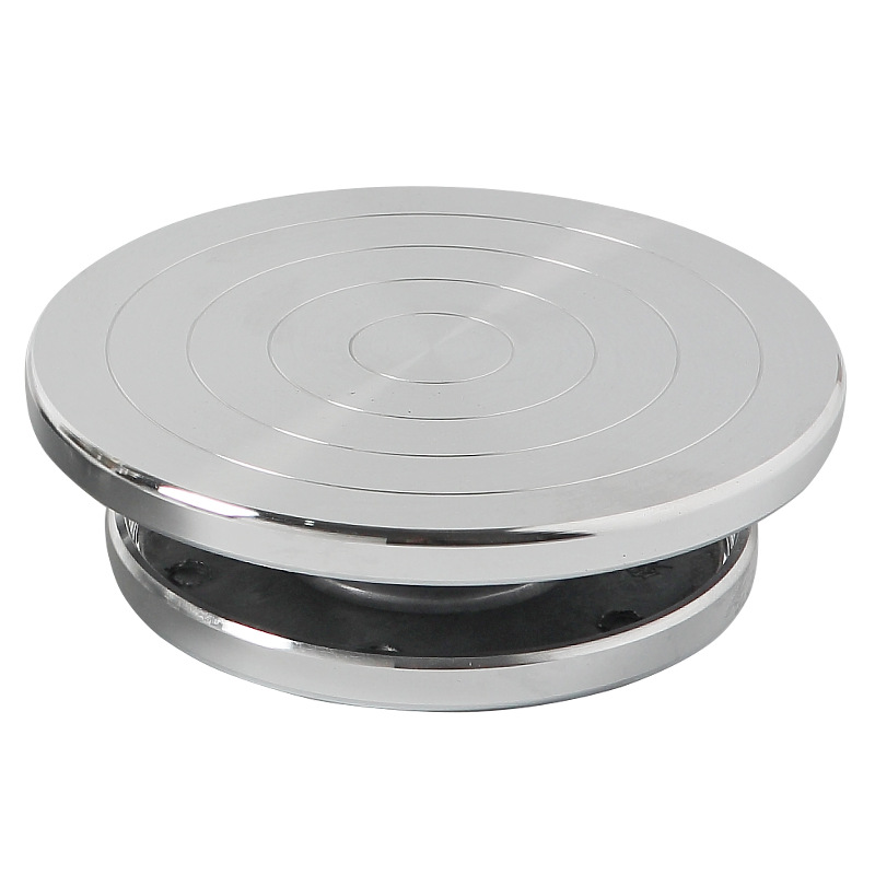 Picture of Factory supply Jingdezhen tianmud pottery manual aluminum alloy turntable pottery making tools double-sided available turntable wholesale