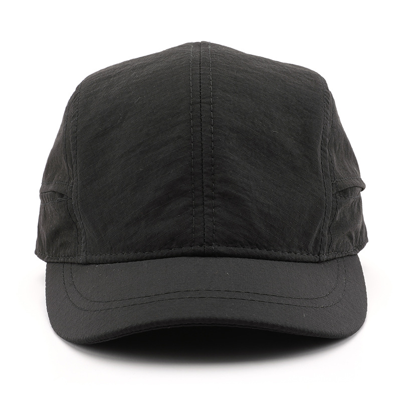 Picture of Japanese Male Personalized Short Eave Solid Color Light Plate Quick-drying Cap Outdoor Travel Sun Hat Baseball Cap