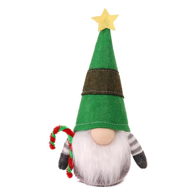 Christmas decorations INS wind cute elk faceless Santa Claus doll home party doll ornaments
