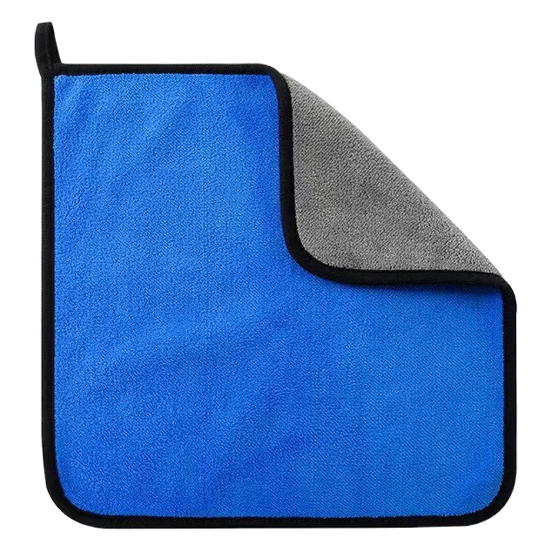 Picture of Car Wash Towel, Car Wipe Towel, Double-Sided Coral Velvet Cleaning Towel, Thickeneded Soft Absorbent Car Rag, Logo Can Be Added