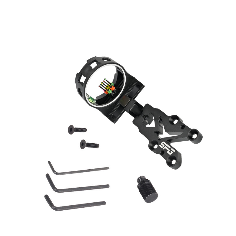 Picture of SPG bow and arrow five-pin sight compound recurve bow universal sight light sight competitive archery equipment accessories