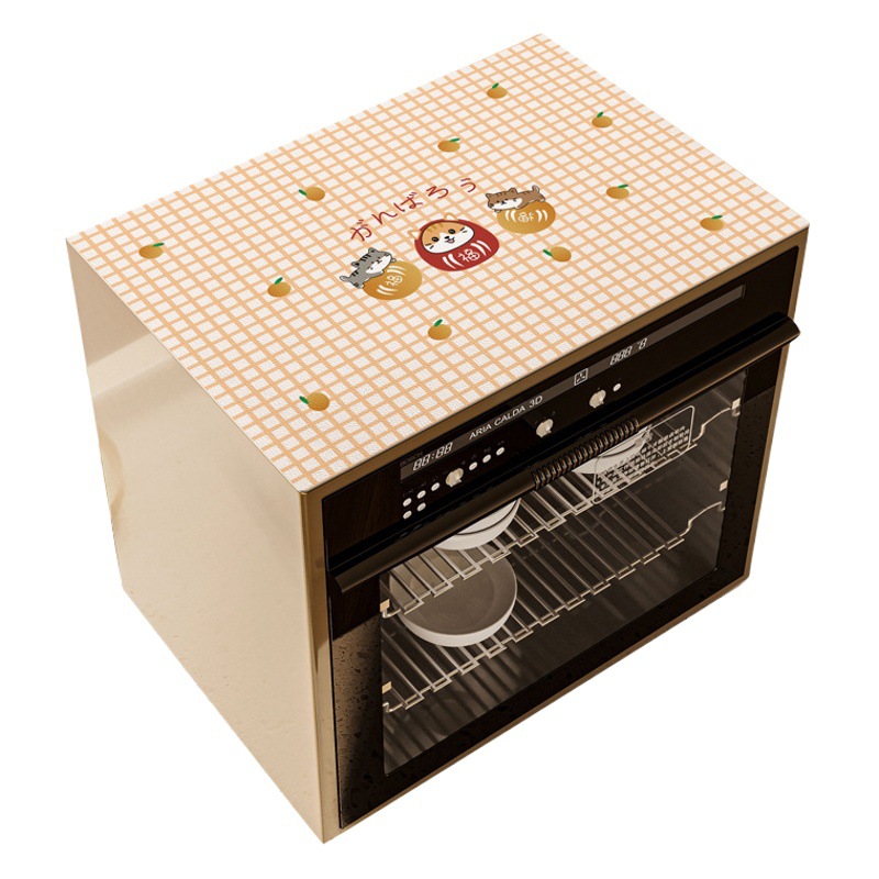 Disinfection Cabinet Dust Cover Pad Household Kitchen Refrigerator Top Cover Cloth New Waterproof and Oil-proof Household Appliance Protective Cover Towel