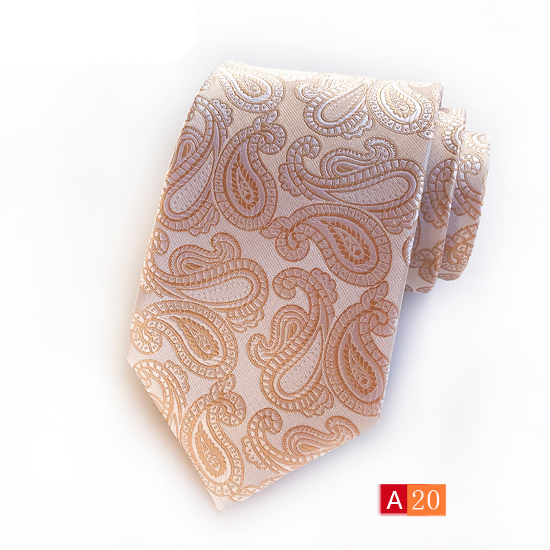 Picture of Source Factory Hot Jacquard Fabric Tie Men's Dress Business Suit Accessories Tie Wholesale