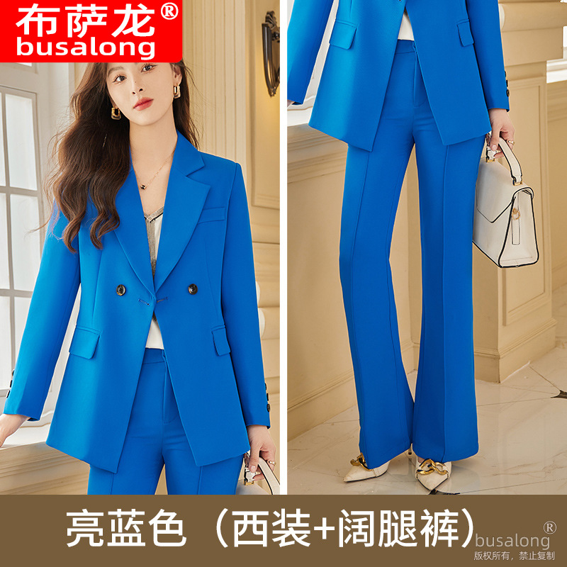 Picture of Orange Suit Jacket Women's Spring and Autumn 2025 New High-end Feeling Temperament Goddess Fan High-end Professional Suit suit