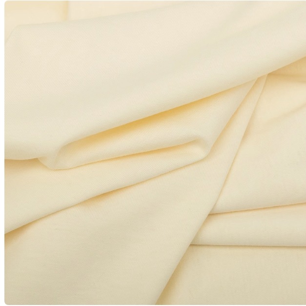 In-Stock 21-Count and 32-Count Combed Cotton Single-Sided Plain Weave All-Cotton Jersey Fabric for Pure Cotton T-Shirts, High-Thread Count Combed