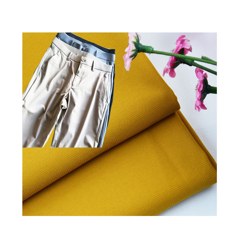 Regenerated nylon four-sided elastic Plaid waterproof elastic spring and summer casual pants jacket outdoor clothing fabric