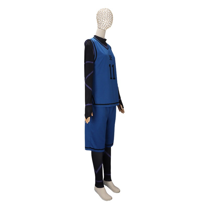 BLUELOCK blue prison jersey cos suit Jie Shi Yi Feng Le Back to Thousand Cut Leopard Ma Guo Shen Lian Jie football suit