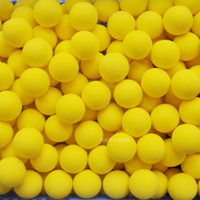 Picture of 50mm Golf EVA Ball Indoor Practice Ball Sponge Ball Entertainment Toy Ball Foaming Ball EVA Monochrome Ball N Color