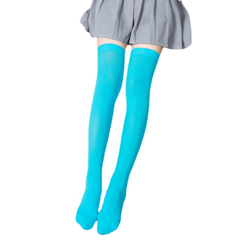 Picture of Japanese Velvet Over-the-Knee Socks Student Thigh Socks Mid-high Stockings Plus Stockings Autumn Ladies High Stockings