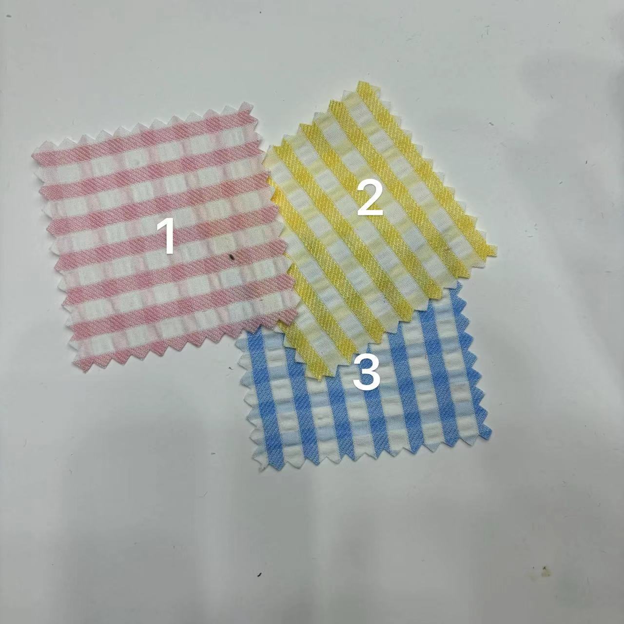 Polyester Cotton Polyester Bubble Square Plaid Men's Women's Shirt Fabric Children's Wear Plaid Pants Fabric Tablecloth Jewelry Cloth