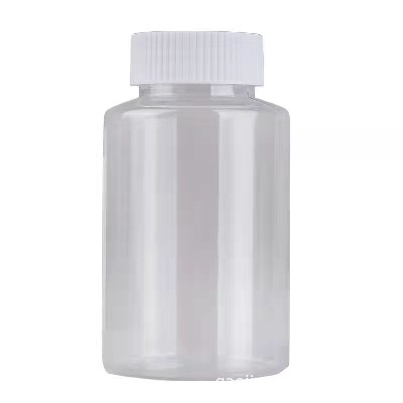 Picture of 15/30/100/300ml Big Mouth Brown Tea Plastic Bottle Liquid Sample Bottle Bottled Empty Bottle