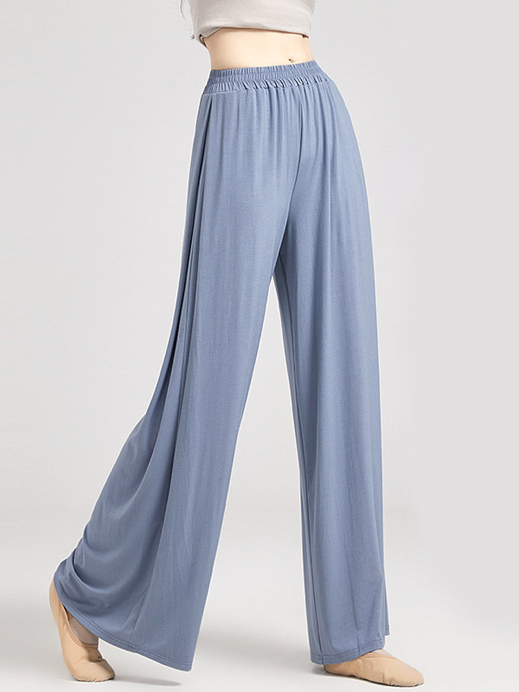 Picture of Modern Dance Loose Wide-Leg Pants Chinese Dance Classical Dance Body Professional Training Pants Women's Dance Practice Pants Long Pants