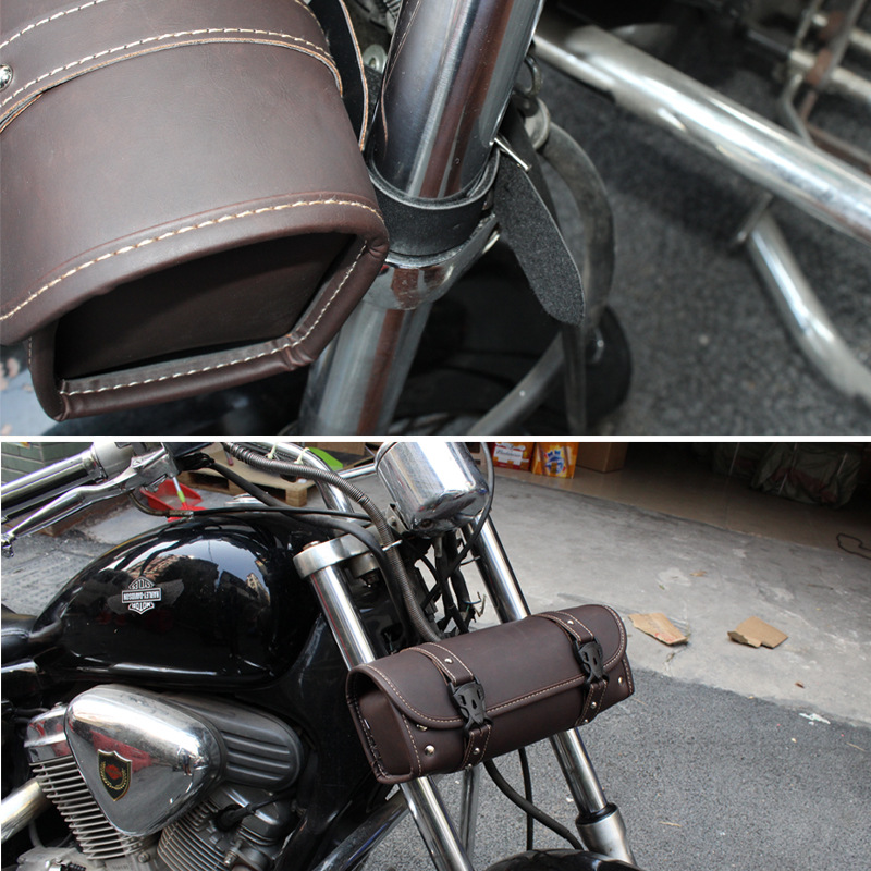 Picture of Harley Motorcycle Hanging Bag Retro Modified Motorcycle Bag Side Bag Knight Bag Car Head Bag Electric Vehicle Kit