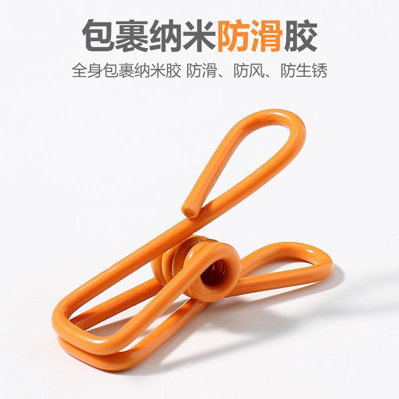 Picture of Household clip drying clothes color stainless steel clip clothes small clip holder clothes windproof clip clothes rack wholesale