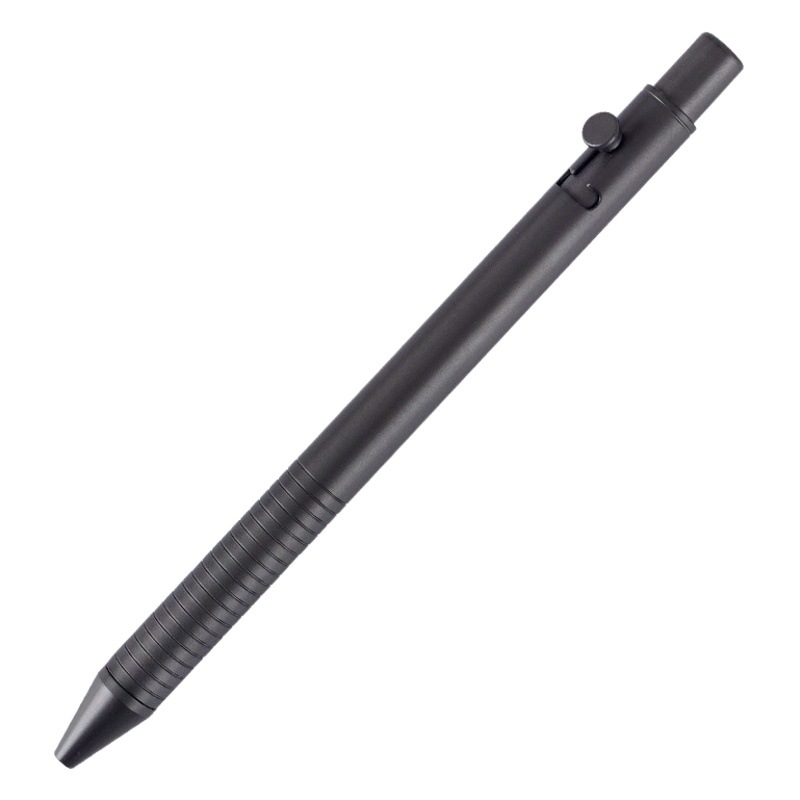 in stock Taobao source titanium alloy pull rod signature pen portable writing ballpoint pen high-end office neutral pen gift