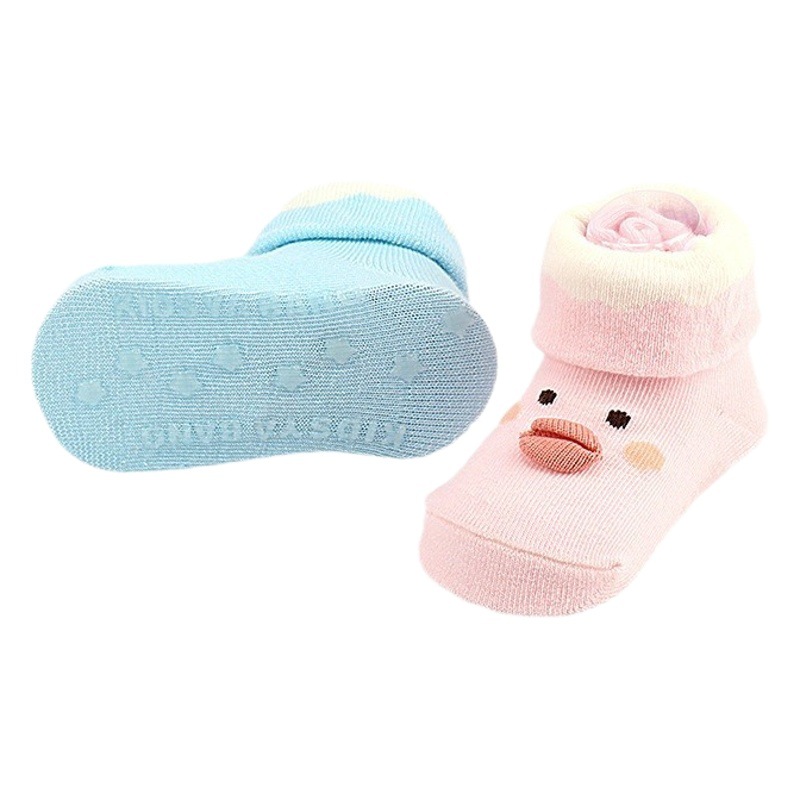 Picture of Newborn baby socks spring and autumn thin baby socks cartoon toddler floor socks dispensing non-slip 0-6 months children's socks